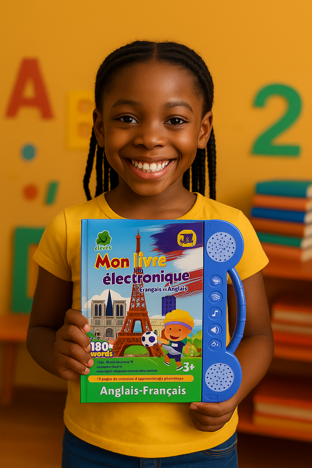 LE LIVRE ÉDUCATIF SONORE BILINGUE (Français – Anglais) Rechargeable