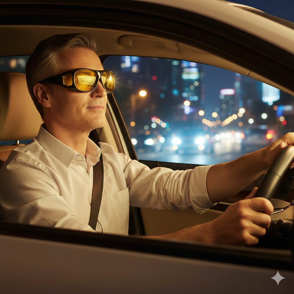 LUNETTE VISION NOCTUNE ANTI-EBLOUISSEMENT JOUR ET NUIT
