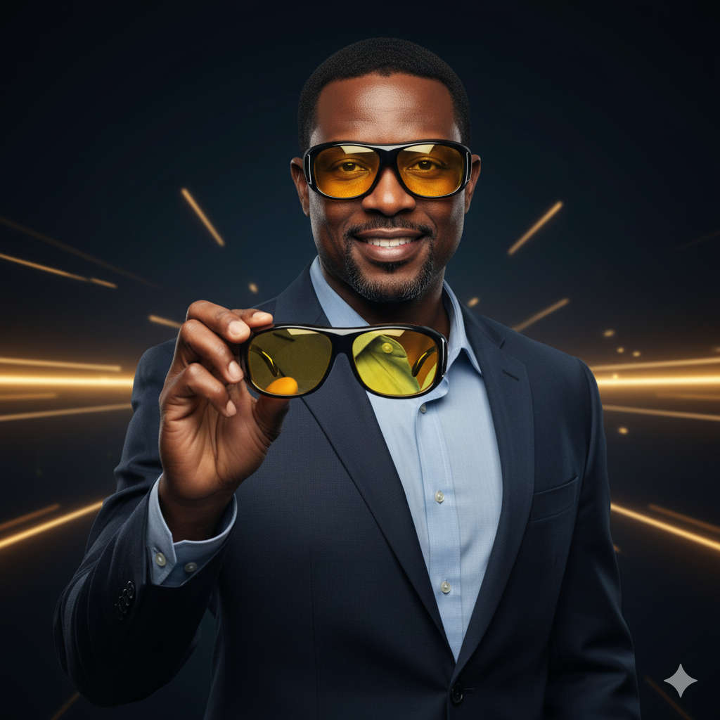 LUNETTE VISION NOCTUNE ANTI-EBLOUISSEMENT JOUR ET NUIT