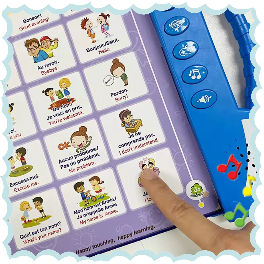 LE LIVRE ÉDUCATIF SONORE BILINGUE (Français – Anglais) Rechargeable
